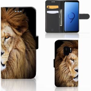 Samsung Galaxy S9 Telefoonhoesje met Pasjes Leeuw