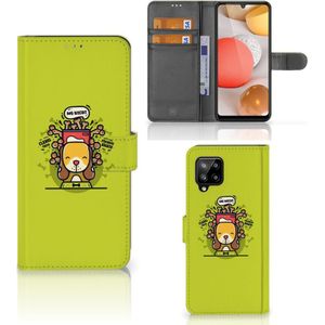 Samsung Galaxy A42 5G Leuk Hoesje Doggy Biscuit