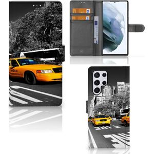 Samsung Galaxy S22 Ultra Flip Cover New York Taxi