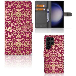 Wallet Case Samsung Galaxy S23 Ultra Barok Pink