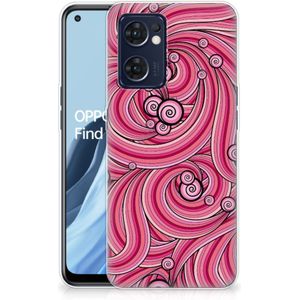 OPPO Reno 7 5G | Find X5 Lite Hoesje maken Swirl Pink