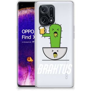 OPPO Find X5 Telefoonhoesje met Naam Braktus