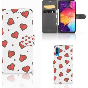 Samsung Galaxy A50 Telefoon Hoesje Hearts