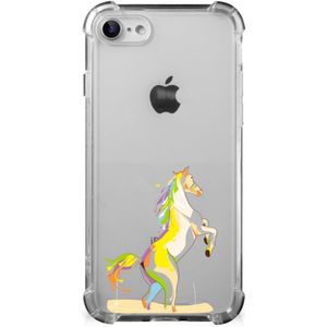 iPhone SE 2022/2020 | iPhone 8/7 Stevig Bumper Hoesje Horse Color