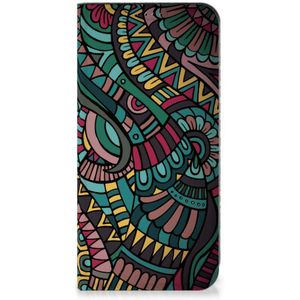 Samsung Galaxy A55 Hoesje met Magneet Aztec