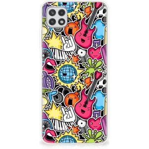 Samsung Galaxy A22 5G Silicone Back Cover Punk Rock