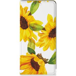 Smart Cover voor Xiaomi Redmi Note 13 Pro Plus Zonnebloemen