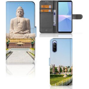Sony Xperia 10 III Flip Cover Boeddha