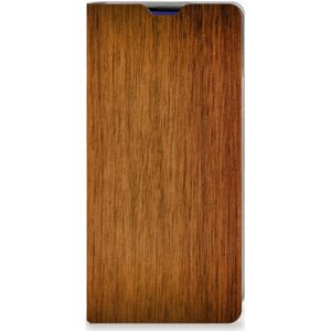 Samsung Galaxy S10 Plus Book Wallet Case Donker Hout