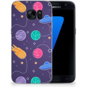 Samsung Galaxy S7 Silicone Back Cover Space