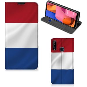 Samsung Galaxy A20s Standcase Nederlandse Vlag