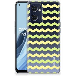 OPPO Reno 7 5G | Find X5 Lite TPU bumper Waves Yellow