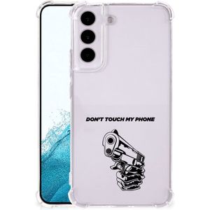 Samsung Galaxy S22 Anti Shock Case Gun Don't Touch My Phone