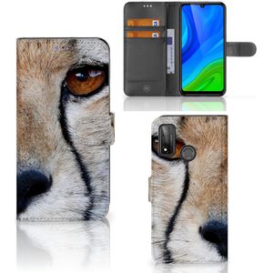 Huawei P Smart 2020 Telefoonhoesje met Pasjes Cheetah