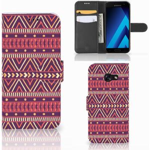 Samsung Galaxy A5 2017 Telefoon Hoesje Aztec Paars