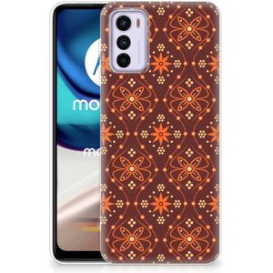 Motorola Moto G42 TPU bumper Batik Brown