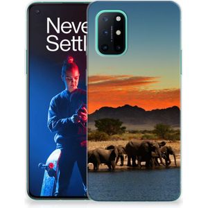 OnePlus 8T TPU Hoesje Olifanten