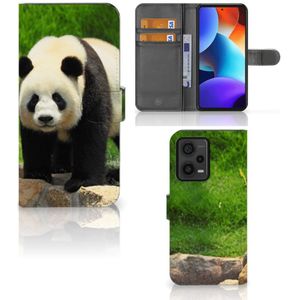 Xiaomi Redmi Note 12 Pro Plus Telefoonhoesje met Pasjes Panda