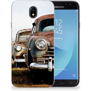 Samsung Galaxy J7 2017 | J7 Pro Siliconen Hoesje met foto Vintage Auto
