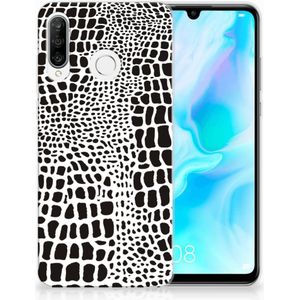 Huawei P30 Lite TPU Hoesje Slangenprint