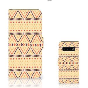 Samsung Galaxy S10 Plus Telefoon Hoesje Aztec Yellow