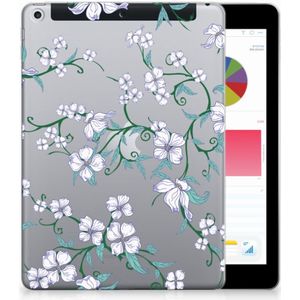 Apple iPad 9.7 2018 | 2017 Uniek Siliconen Hoesje Blossom White