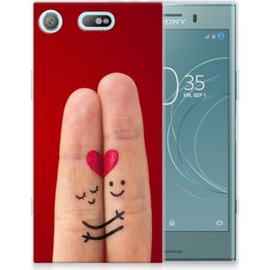 Sony Xperia XZ1 Compact Silicone Back Cover Liefde - Origineel Romantisch Cadeau