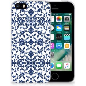 Apple iPhone SE | 5S TPU Case Flower Blue