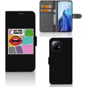 Xiaomi Mi 11 Wallet Case met Pasjes Popart Princess