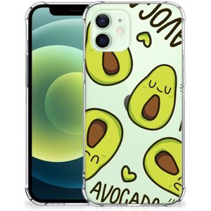 iPhone 12 Mini Stevig Bumper Hoesje Avocado Singing