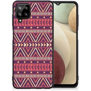 Samsung Galaxy A12 Back Case Aztec Paars