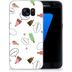 Samsung Galaxy S7 Siliconen Case IJsjes