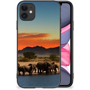 iPhone 11 Dierenprint Telefoonhoesje Olifanten