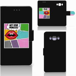 Samsung Galaxy J7 2016 Wallet Case met Pasjes Popart Princess