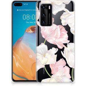 Huawei P40 TPU Case Lovely Flowers