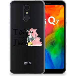 LG Q7 Telefoonhoesje met Naam i Can