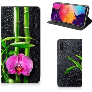 Samsung Galaxy A50 Smart Cover Orchidee