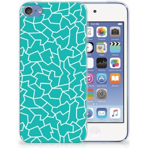 Apple iPod Touch 5 | 6 Hoesje maken Cracks Blue