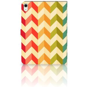 iPad Air (2020/2022) 10.9 inch Tablet Hoes Zigzag Multi Color