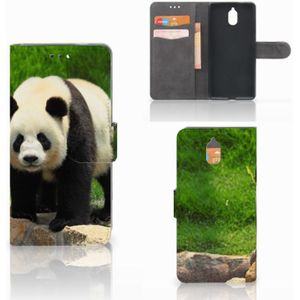 Nokia 3.1 (2018) Telefoonhoesje met Pasjes Panda