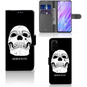 Telefoonhoesje met Naam Samsung Galaxy S20 Plus Skull Eyes