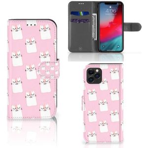 Apple iPhone 11 Pro Telefoonhoesje met Pasjes Sleeping Cats