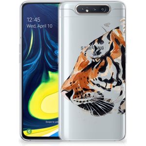 Hoesje maken Samsung Galaxy A80 Watercolor Tiger