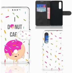 Huawei P30 Book Cover Donut Roze