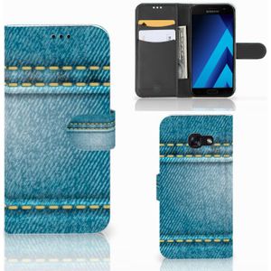 Samsung Galaxy A5 2017 Wallet Case met Pasjes Jeans