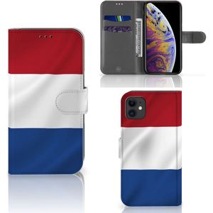Apple iPhone 11 Bookstyle Case Nederlandse Vlag