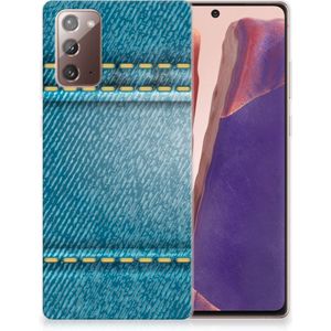 Samsung Note 20 Silicone Back Cover Jeans
