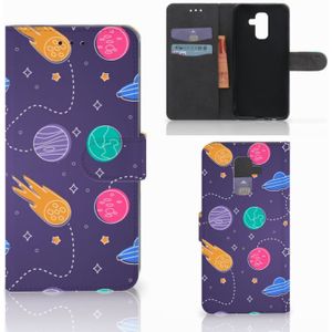Samsung Galaxy A6 Plus 2018 Wallet Case met Pasjes Space