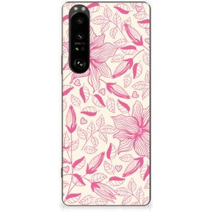 Sony Xperia 1 III TPU Case Pink Flowers