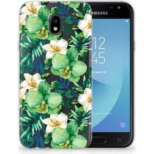 Samsung Galaxy J3 2017 TPU Case Orchidee Groen